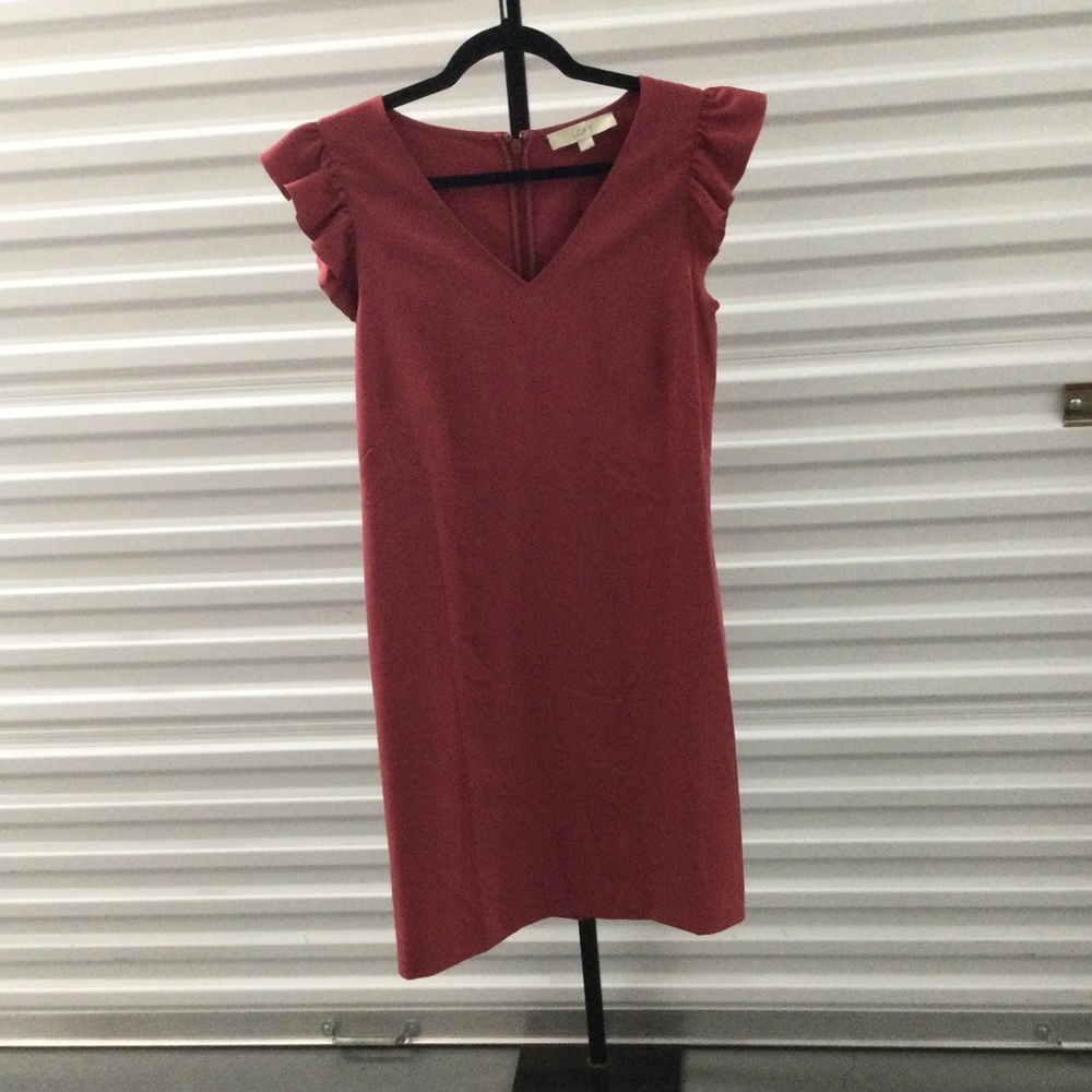 NEW never worn. Cute LOFT Fall dress, pair with booties and a leather jacket!